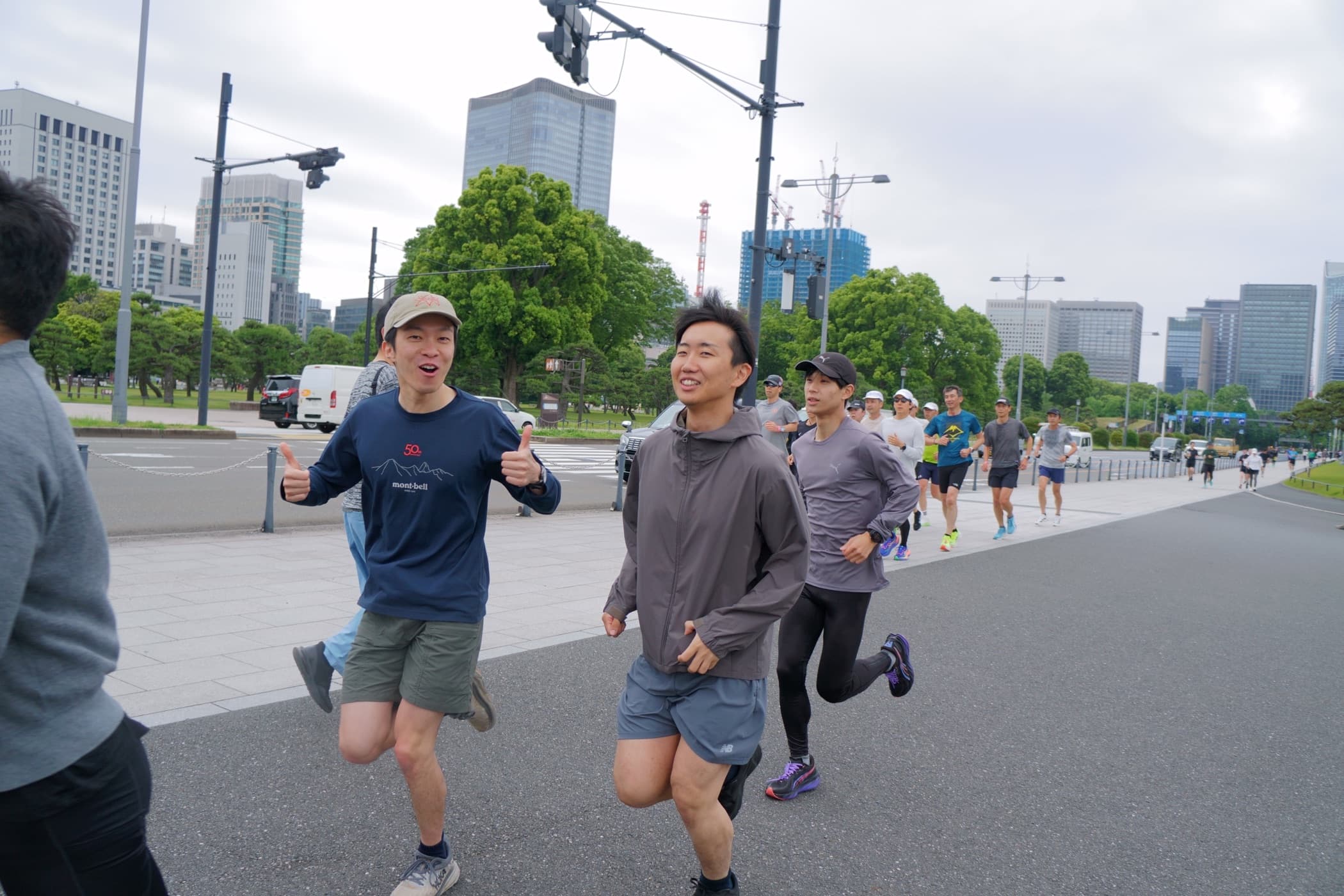 ROUGH runners moving through the city